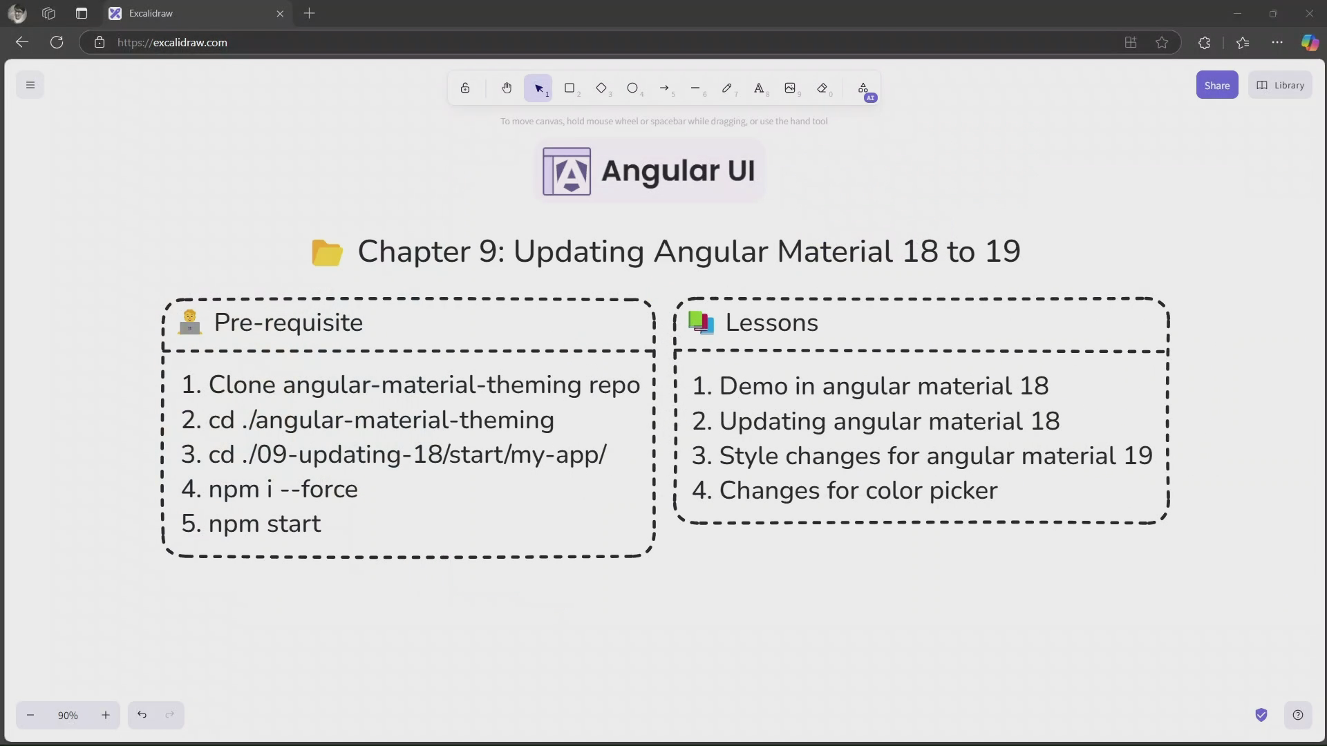 Updating Angular Material 18 to 19